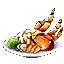 Queen Crook Leg Food